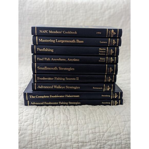 Lot of 9 Hardcover North American Fishing Club Books NAFC EXCELLENT CONDITION - Picture 2 of 14
